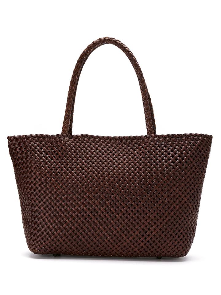 Serpui Woven Tote Bag - Brown