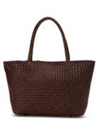 Serpui Woven Tote Bag - Brown