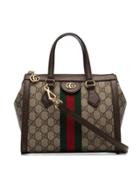Gucci Multicoloured Ophidia Canvas And Leather Gg Tote - Neutrals