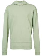 John Elliott Oversized Cropped Hoodie - Green