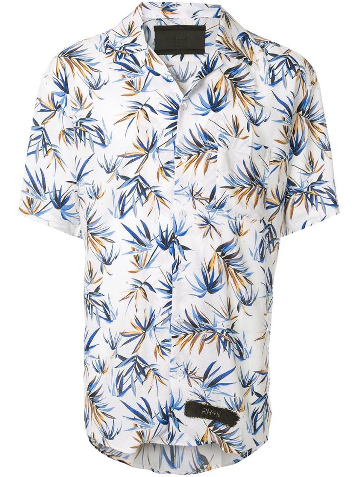 Rh45 Canopy Printed Shirt - White