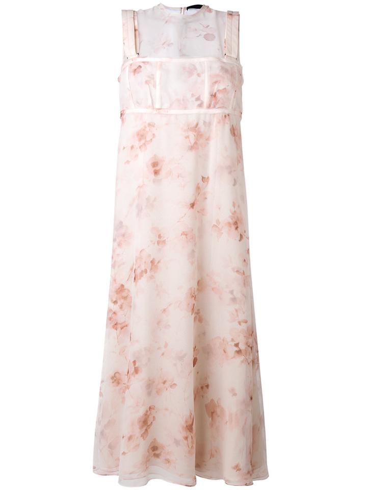 Calvin Klein Collection - Lavern Dress - Women - Silk - 42, Pink/purple, Silk