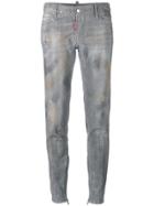 Dsquared2 Skinny Studded Jeans - Grey