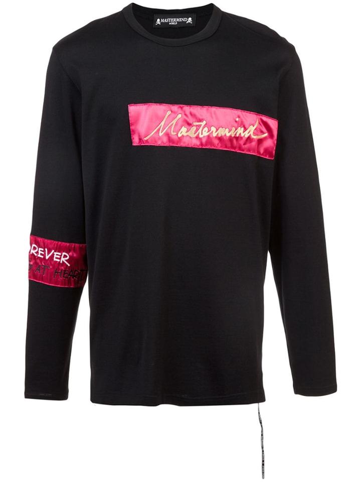 Mastermind Japan Embroidered Logo Sweatshirt - Black