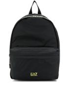 Ea7 Emporio Armani Printed Logo Backpack - Black