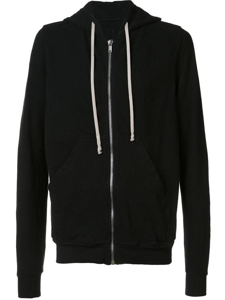 Rick Owens Drkshdw Classic Long Sleeve Hoodie, Men's, Size: Large, Black, Cotton