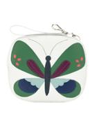 Sarah Chofakian Leather Borboleta Clutch - White