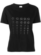Saint Laurent Star Logo Print T-shirt - Black