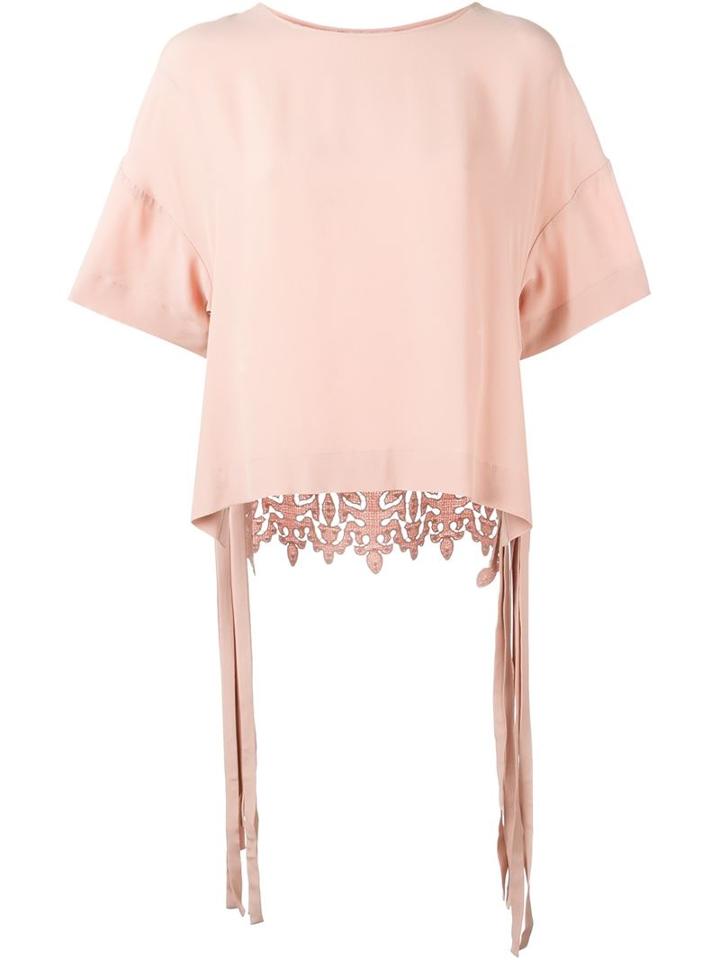 No21 Cut-out Floral Blouse