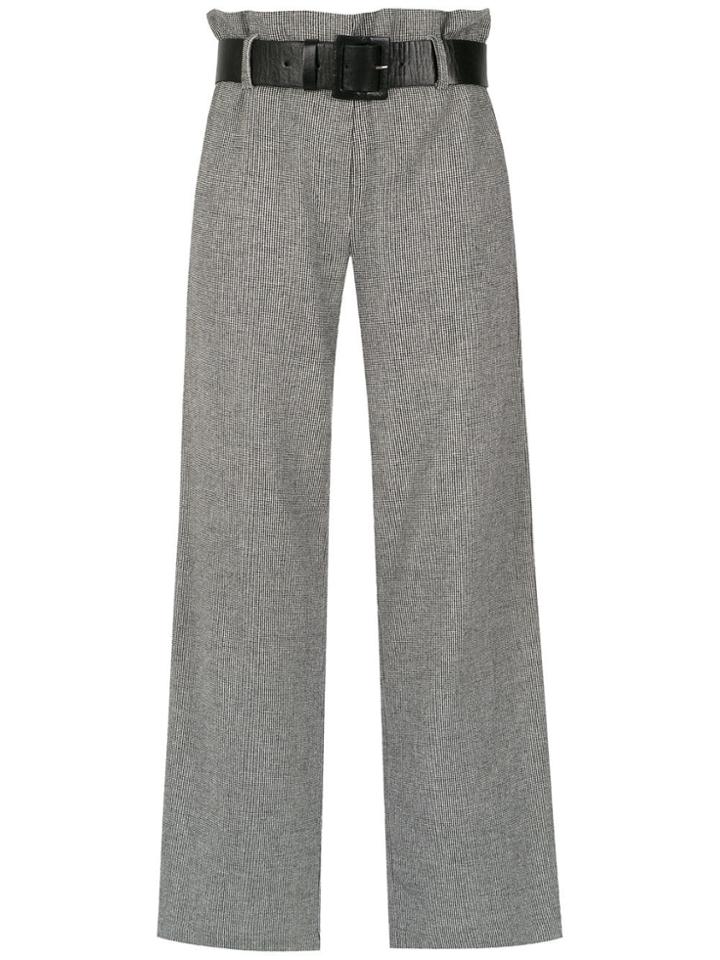 Nk Belted Palazzo Pant - Black