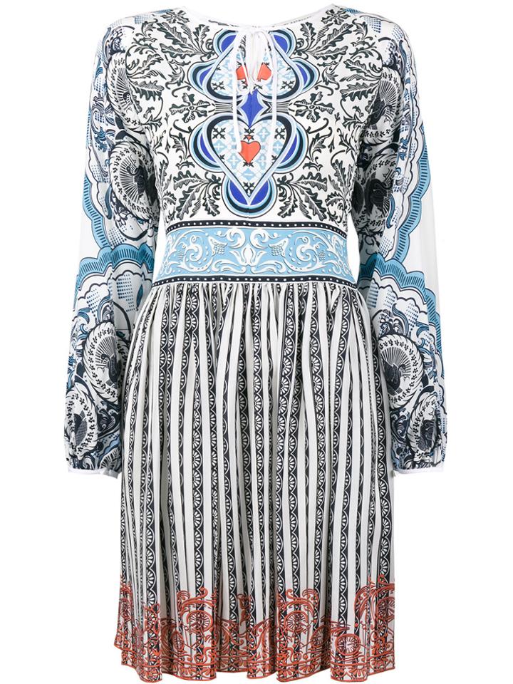 Mary Katrantzou Lucie Back Of Cards Dress - Multicolour
