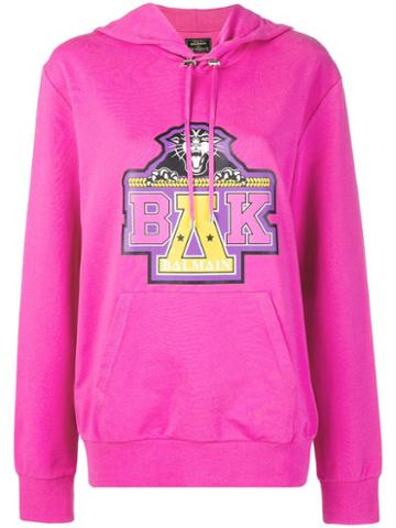Balmain X Beyonce Printed Hoodie - Pink