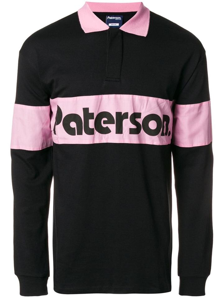 Paterson. Logo Polo Shirt - Black