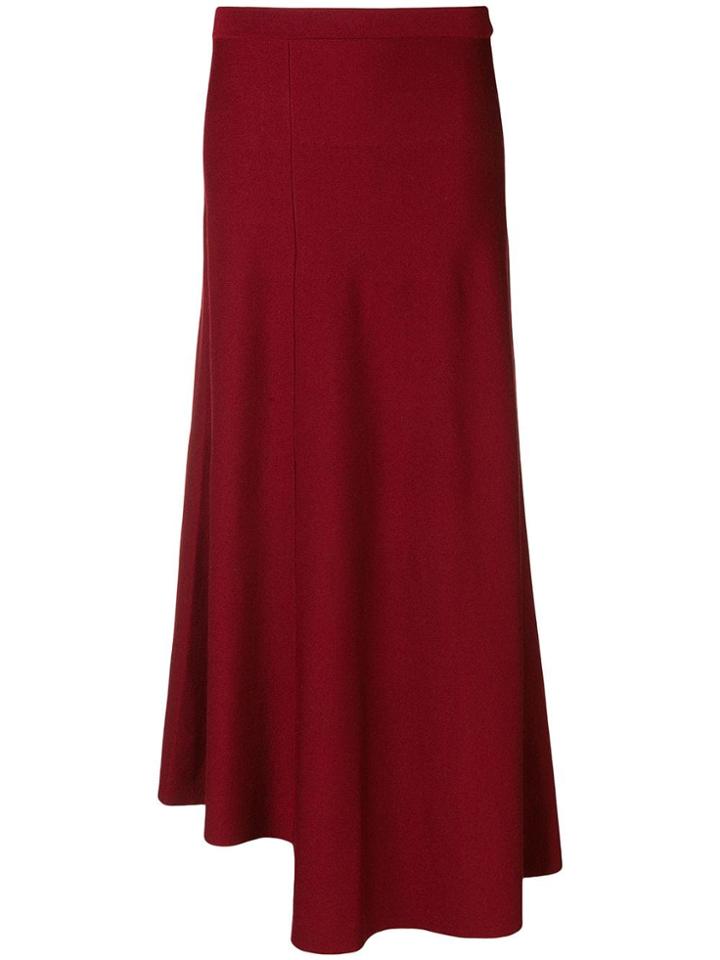 Mrz Asymmetric Skirt - Red