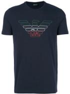 Emporio Armani Logo Printed T-shirt - Blue