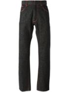 Dolce & Gabbana Vintage Straight Fit Jeans, Men's, Size: 50, Blue