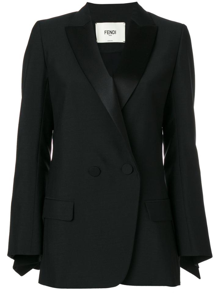 Fendi Classic Fitted Blazer - Black