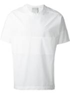 Stephan Schneider Panelled T-shirt, Men's, Size: S, White, Cotton