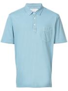 Officine Generale Short-sleeve Polo Top - Blue
