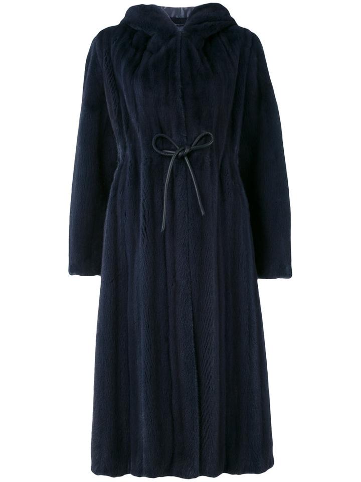 Liska - Dawson Coat - Women - Mink Fur - S, Blue, Mink Fur