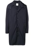 Moncler Straight Fit Rain Coat - Blue
