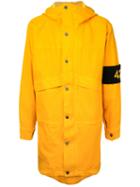 424 Fairfax - Harm Patch Hooded Jacket - Men - Cotton - L, Yellow/orange, Cotton