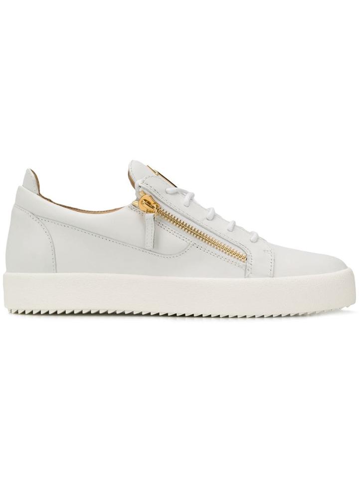 Giuseppe Zanotti Design Side Zips Sneakers - White
