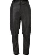 Drome Loose-fit Cropped Trousers - Black