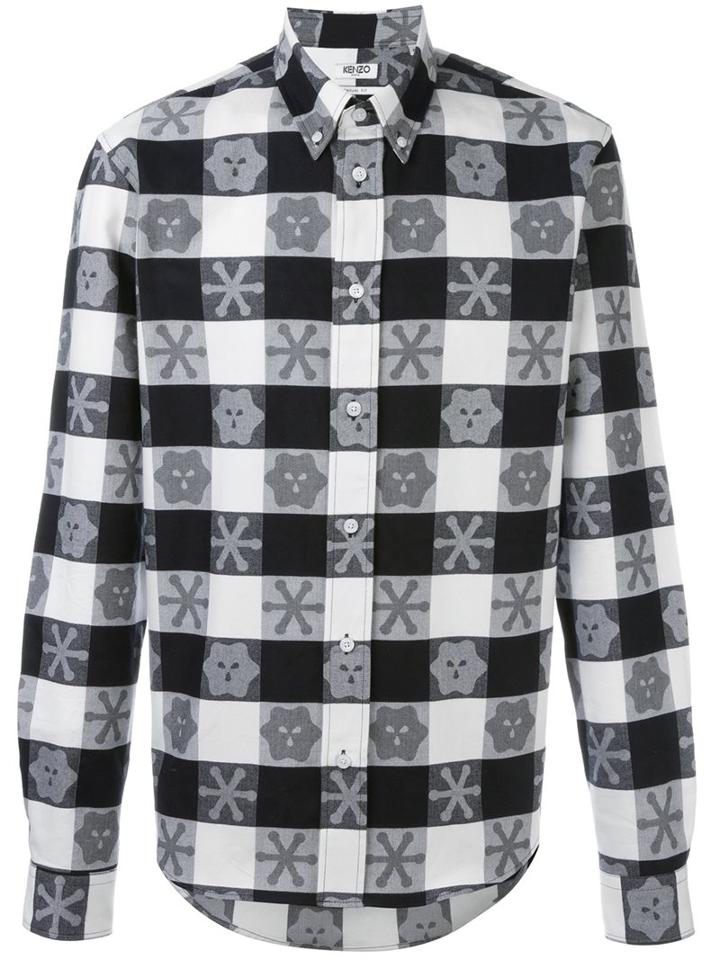 Kenzo 'tanami' Checked Button Down Shirt