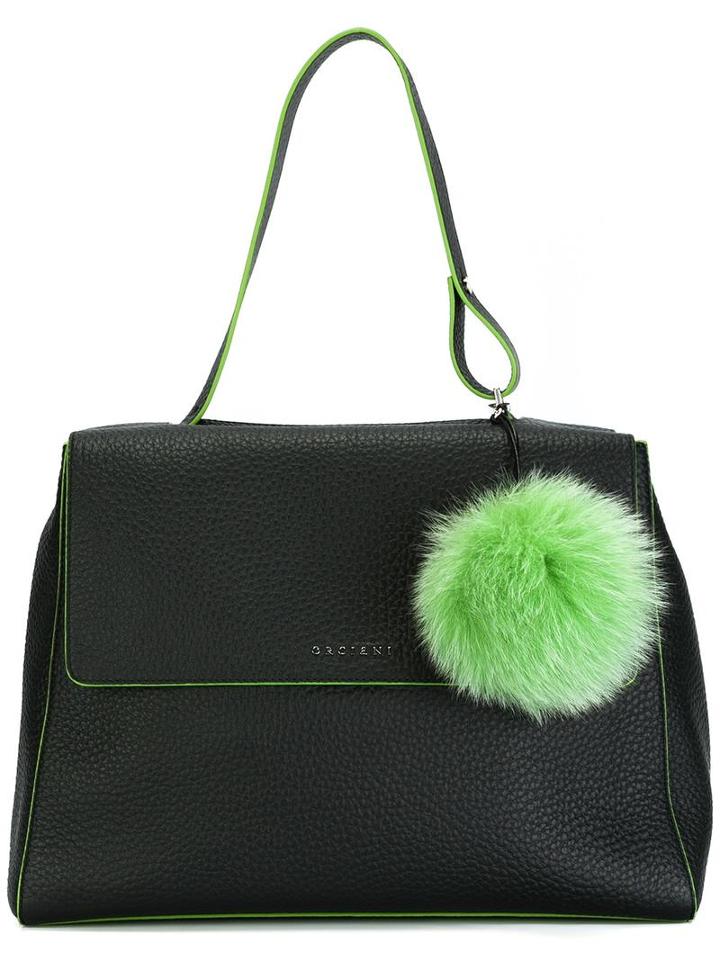 Orciani Top Handle Tote, Women's, Black