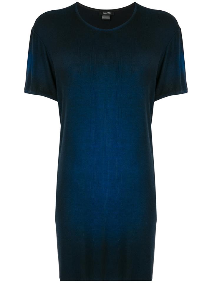 Avant Toi Ombré Loose Fit Top - Blue
