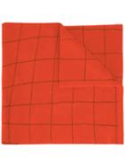 Umd - Cashmere 'grid' Knit Scarf - Women - Cashmere - One Size, Yellow/orange, Cashmere