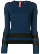 Rossignol Knit V Neck Sweater - Blue