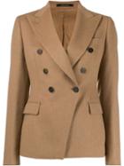 Tagliatore Double-breasted Camel Hair Coat - Brown