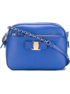 Salvatore Ferragamo 'vara' Camera Case Bag, Women's, Blue, Calf Leather
