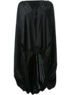 Yohji Yamamoto Gathering Details Hooded Cape, Women's, Size: 2, Black, Cotton/rayon