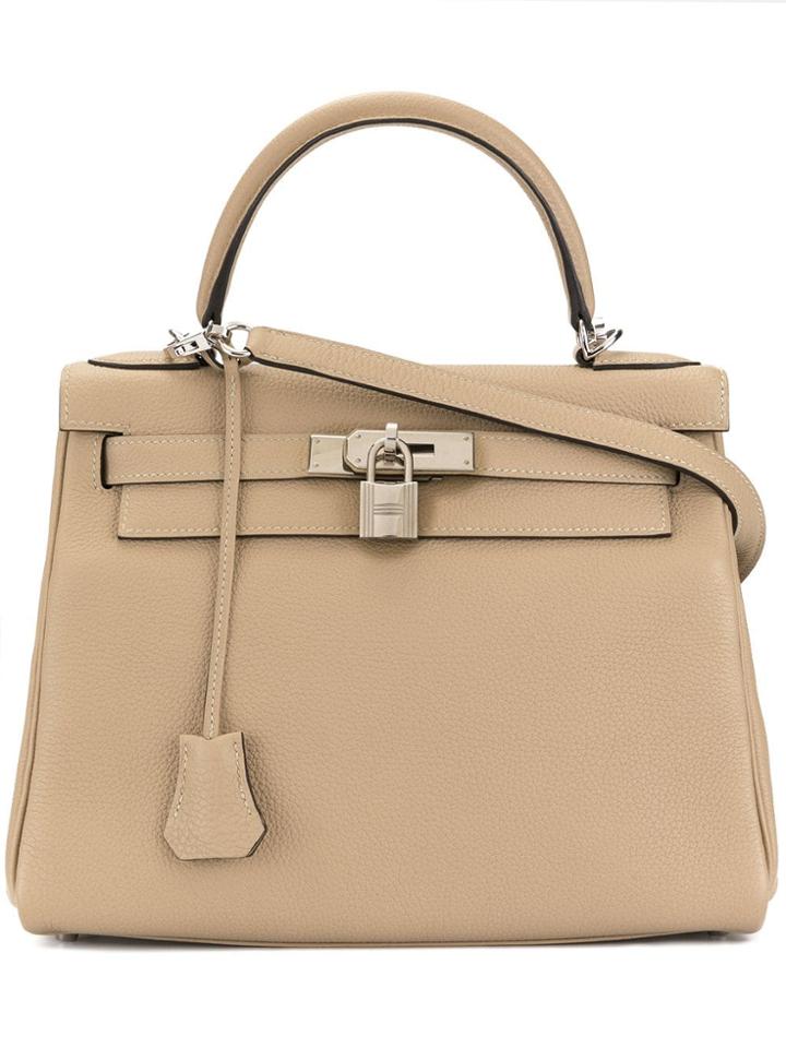 Hermès Vintage Kelly 28 2way Handbag - Neutrals