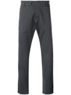 Barena Cropped Chino Trousers, Men's, Size: 52, Grey, Cotton/spandex/elastane/polyester