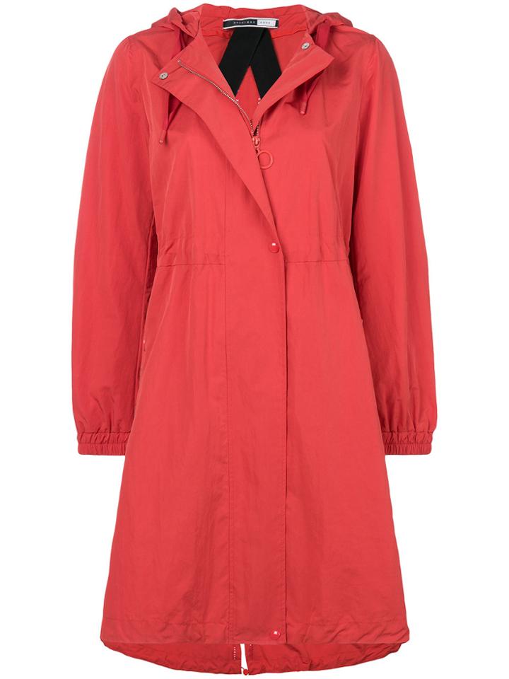 Sport Max Code Drawstring Hooded Coat - Yellow & Orange