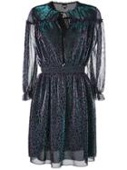 Just Cavalli Animal Print Dress - Blue