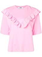 Msgm Bib T-shirt - Pink