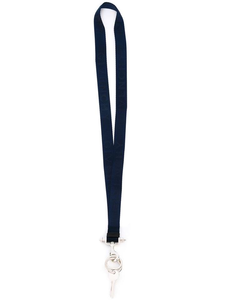 Givenchy Obsedia Lanyard, Men's, Blue, Polyester