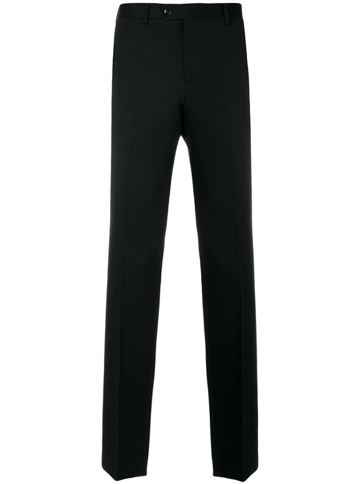 Mp Massimo Piombo Pleated Trousers - Black