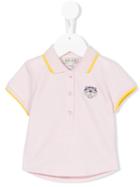 Kenzo Kids - Tiger Logo Polo Top - Kids - Cotton - 24 Mth, Pink/purple