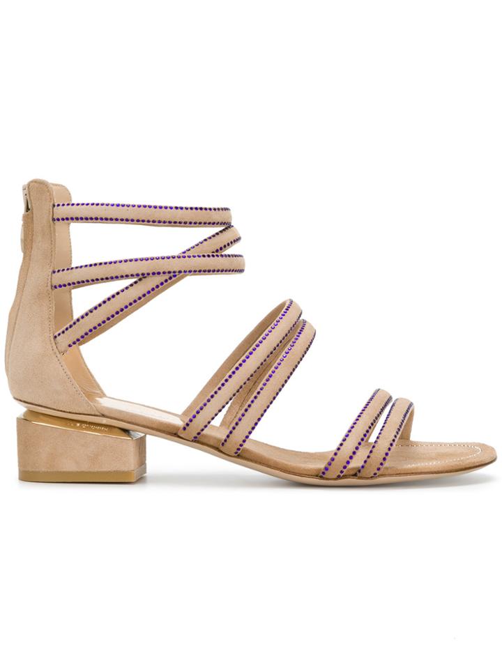 Luis Onofre Strappy Sandals - Nude & Neutrals
