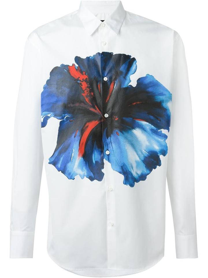 Dsquared2 Dan Shirt, Men's, Size: 48, White, Cotton