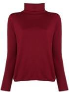 Aspesi Fine Knit Turtleneck Sweater - Red