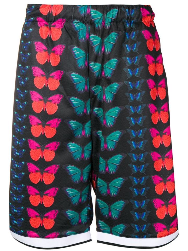 Pleasures Butterfly Pattern Shorts - Black