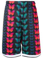 Pleasures Butterfly Pattern Shorts - Black