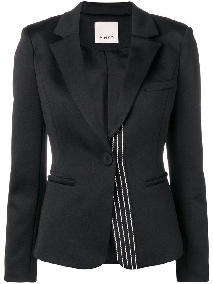 Pinko Stitching Detail Blazer - Black